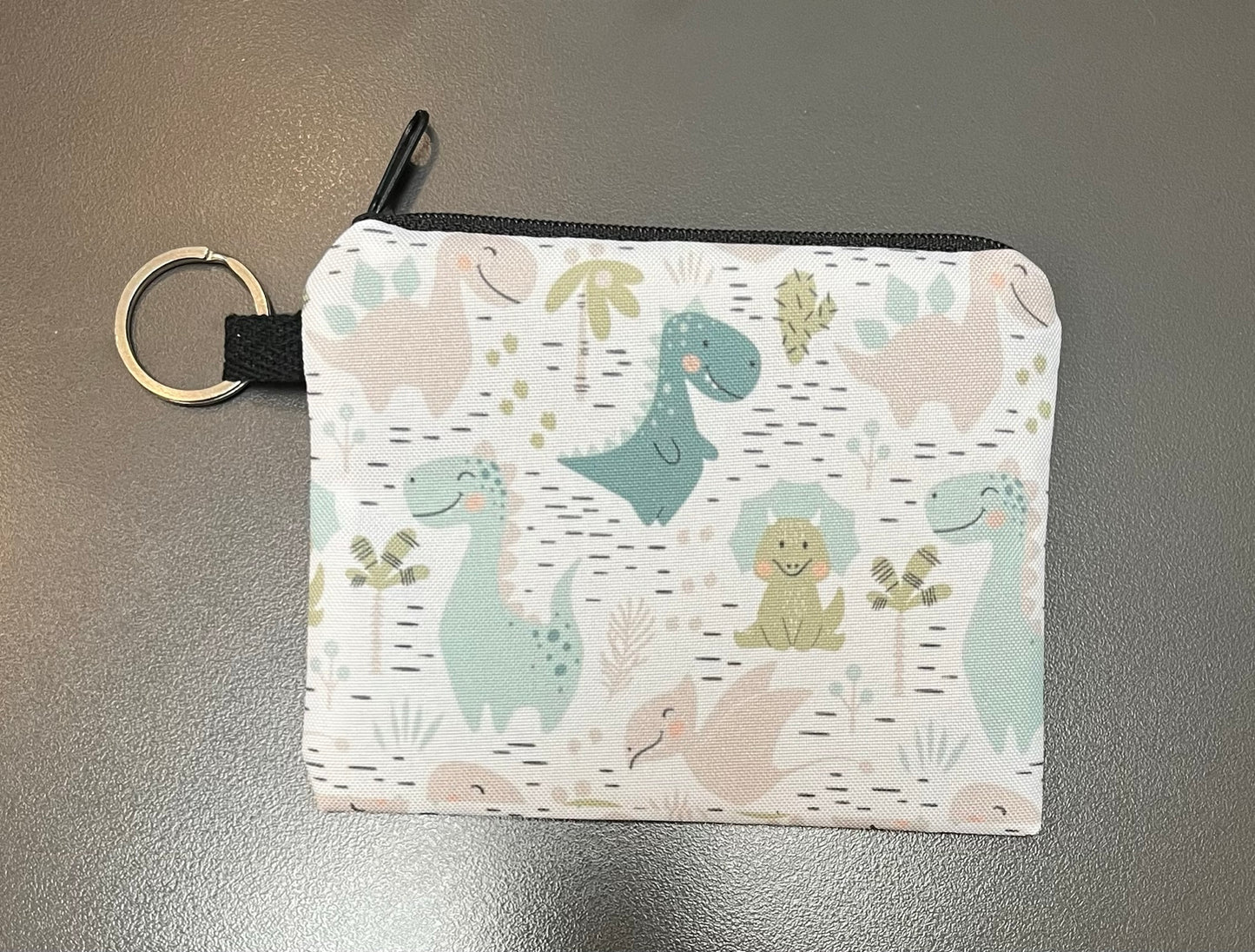 Small Zipper Pouch - Happy Dinos