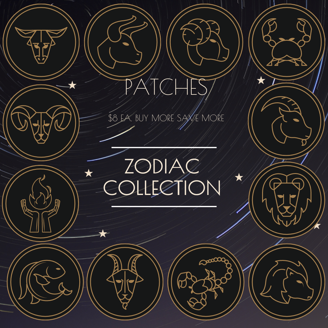 Zodiac Iron on Patches